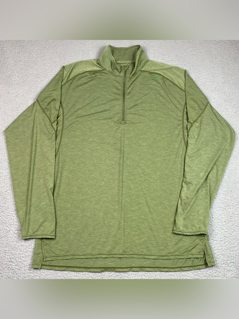 NRS Long Sleeve Shirt Men's Size XXL Green UPF 50+ Stretch Outdoor Hiking Kayak
